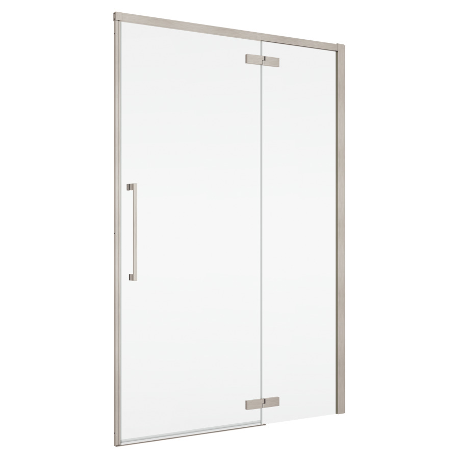 Porte battante Oriana
120.1-160 cm, H -200 cm
1 panneau, avec le panneau fixe
butée à droite, avec cadre partiel
MESURES EXACTES SELON PRISE DE MESURE
