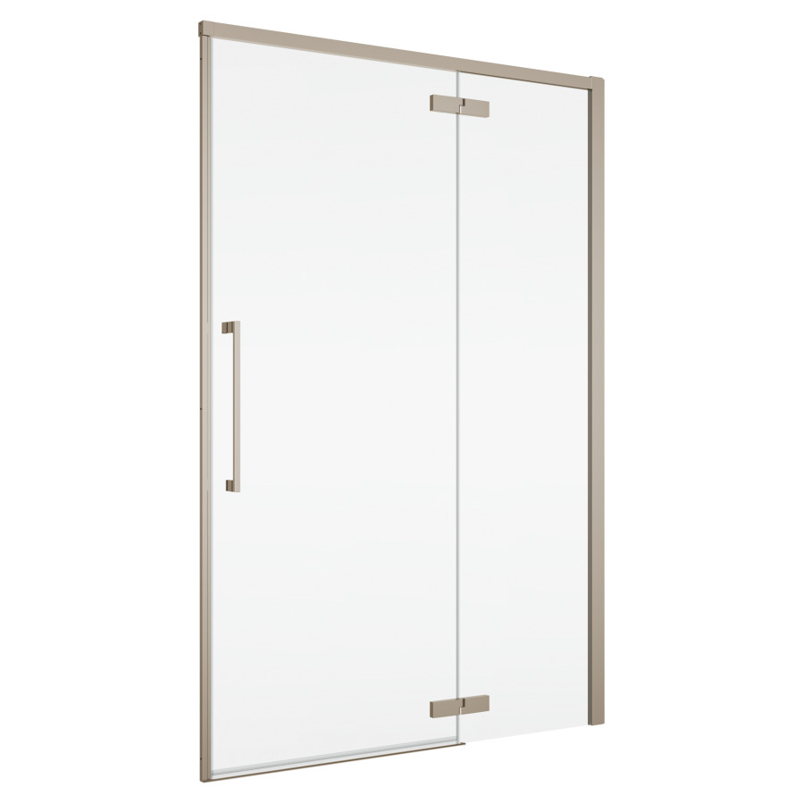 Porte battante Oriana
120.1-160 cm, H -200 cm
1 panneau, avec le panneau fixe
butée à droite, avec cadre partiel
MESURES EXACTES SELON PRISE DE MESURE