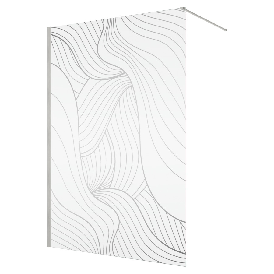 Cloison latérale Easy 2.0 Walk-in
90 cm, H 200 cm
butée à gauche ou à droite
avec barre de stabilisation de 125 cm
recoupable