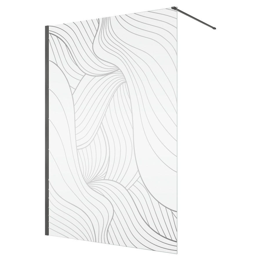 Cloison latérale Easy 2.0 Walk-in
90 cm, H 200 cm
butée à gauche ou à droite
avec barre de stabilisation de 125 cm
recoupable