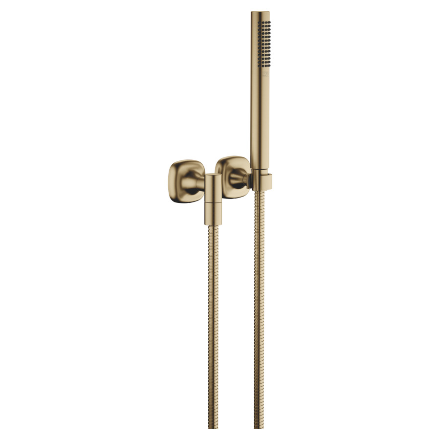 Garniture de douche  COYA
avec rosaces individuelles 60 x 60 mm
douche à main Compact Rain
débit 15 (L/min)
avec système anti-calcaire
tuyau de douche métallique 125 cm
groupe acoustique&nbsp;II