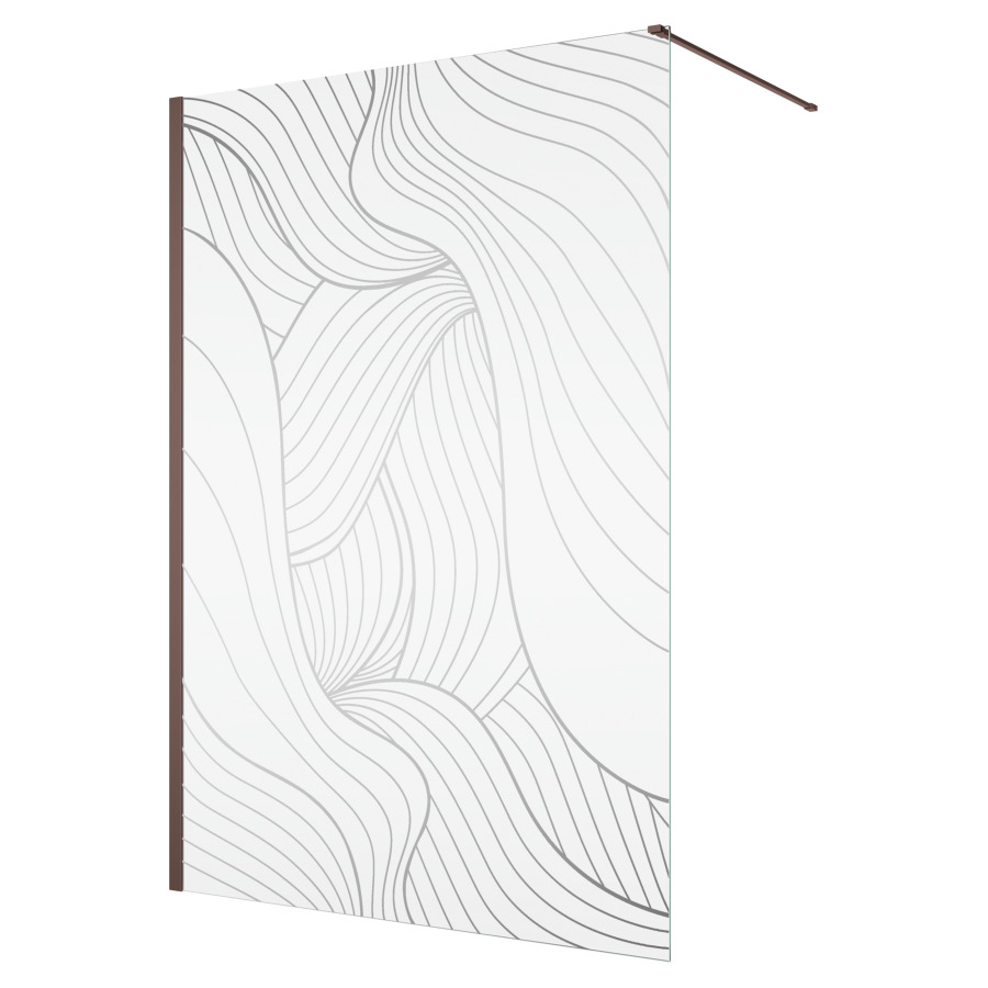 Cloison latérale Easy 2.0 Walk-in
120 cm, H 200 cm
butée à gauche ou à droite
avec barre de stabilisation de 125 cm
recoupable