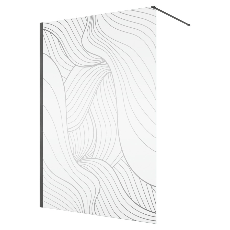 Cloison latérale Easy 2.0 Walk-in
120 cm, H 200 cm
butée à gauche ou à droite
avec barre de stabilisation de 125 cm
recoupable