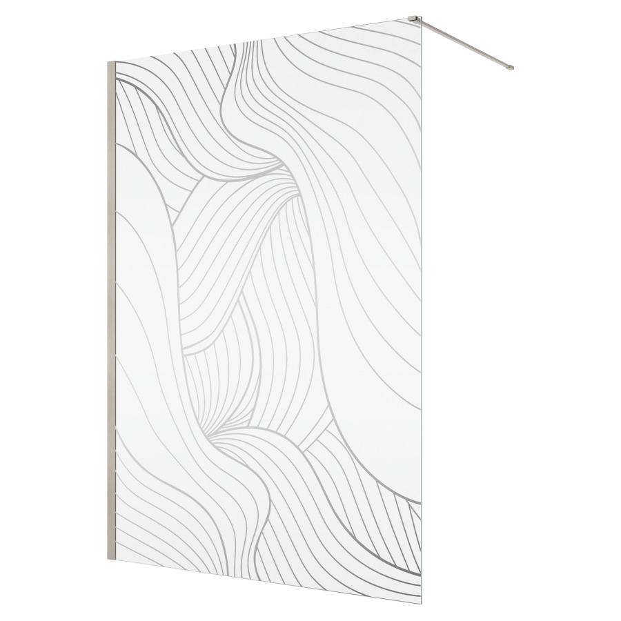 Cloison latérale Easy 2.0 Walk-in
120 cm, H 200 cm
butée à gauche ou à droite
avec barre de stabilisation de 125 cm
recoupable