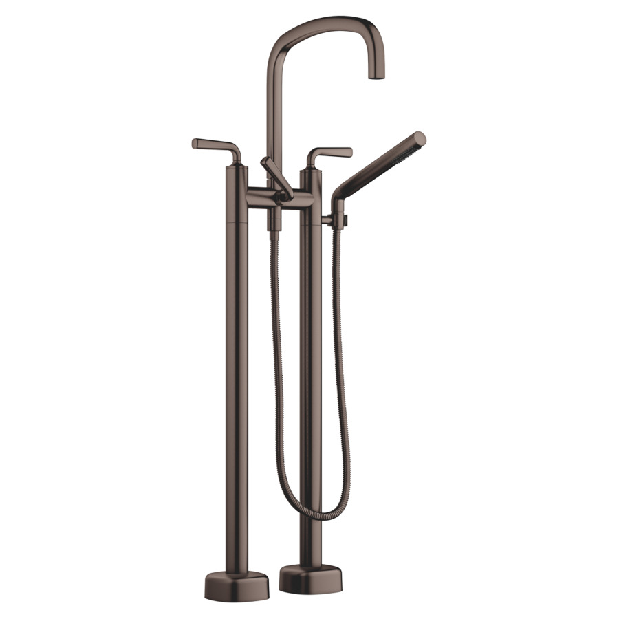 Batterie de bain COYA pose libre
H jusqu'à aérateur 834 mm
saillie 280 mm, goulot orientable
débit 24.6 (L/min)
douche à main 6.8 (L/min), Compact Rain
tuyau de douche métallique 125 cm
avec poignées à levier
sans corps à encastrer 769021
groupe acoustique&nbsp;I
