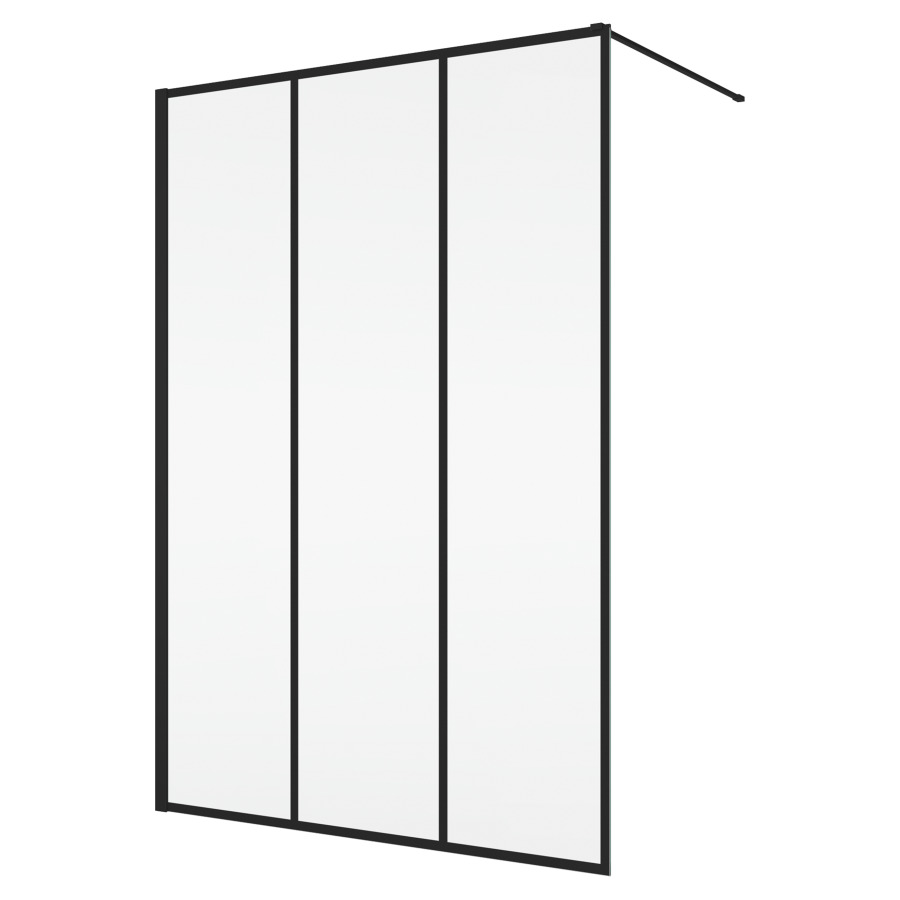 Cloison latérale Easy 2.0 Loft Walk-in
90 cm, H 200 cm
butée à gauche ou à droite
avec barre de stabilisation de 125 cm
recoupable