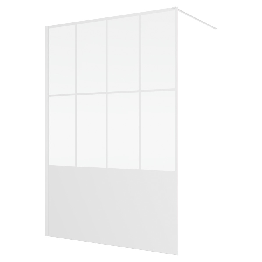 Cloison latérale Easy 2.0 Loft Walk-in
120 cm, H 200 cm
butée à gauche ou à droite
avec barre de stabilisation de 125 cm
recoupable