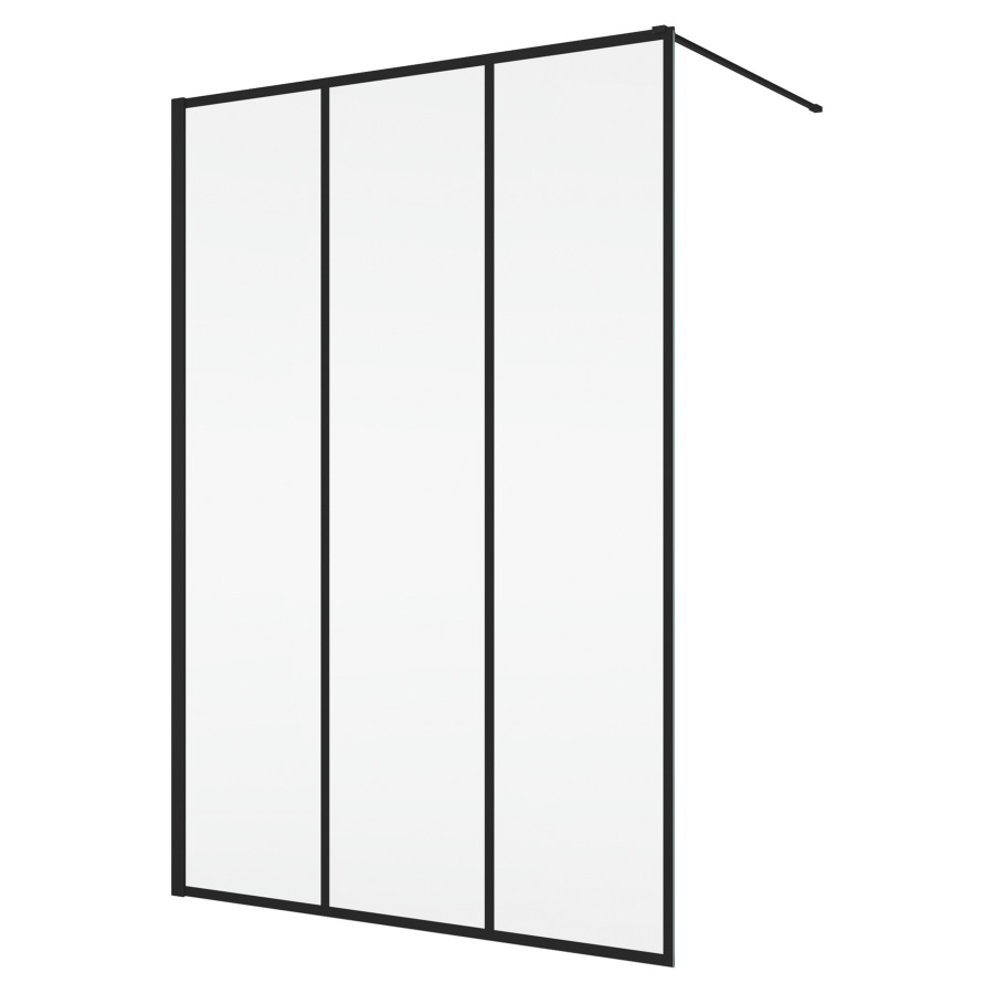 Cloison latérale Easy 2.0 Loft Walk-in
120 cm, H 200 cm
butée à gauche ou à droite
avec barre de stabilisation de 125 cm
recoupable