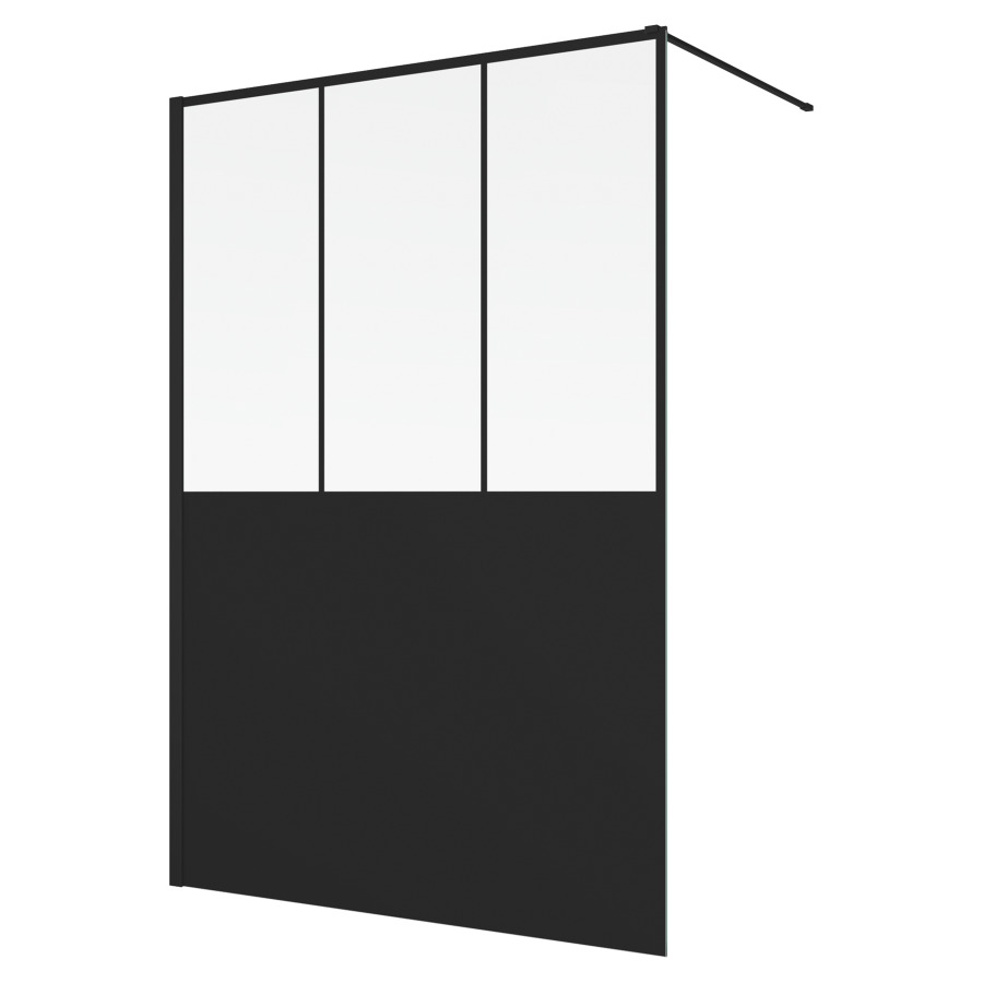 Cloison latérale Easy 2.0 Loft Walk-in
140 cm, H 200 cm
butée à gauche ou à droite
avec barre de stabilisation de 125 cm
recoupable