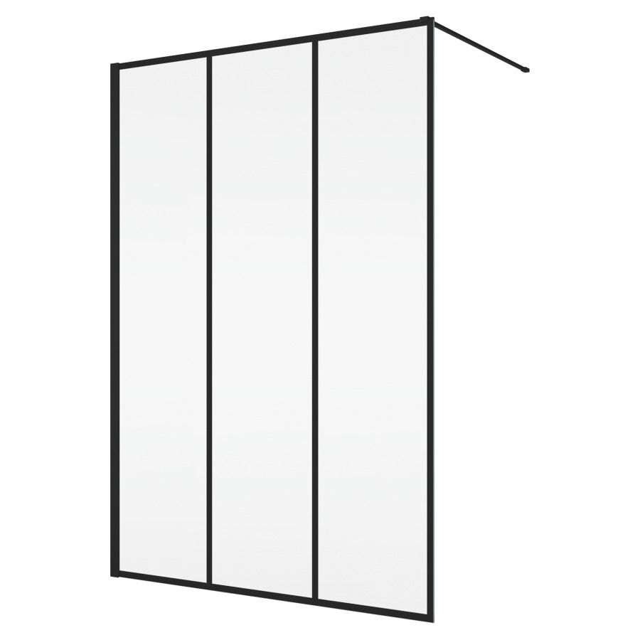 Cloison latérale Easy 2.0 Loft Walk-in
140 cm, H 200 cm
butée à gauche ou à droite
avec barre de stabilisation de 125 cm
recoupable