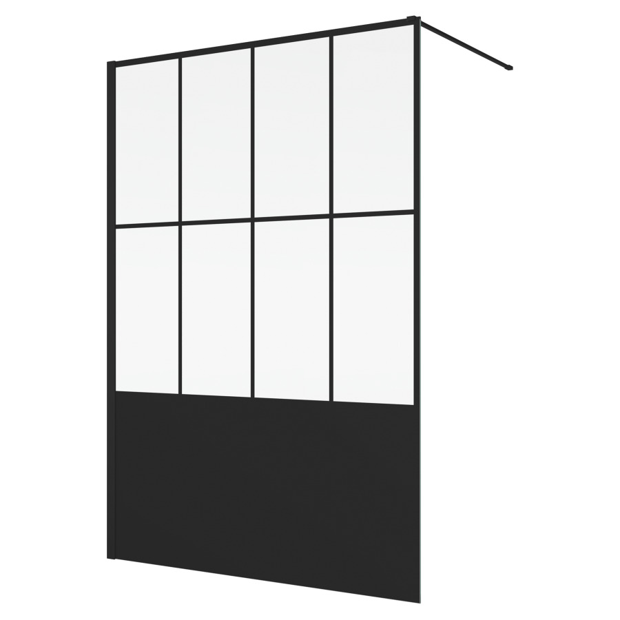 Cloison latérale Easy 2.0 Loft Walk-in
140 cm, H 200 cm
butée à gauche ou à droite
avec barre de stabilisation de 125 cm
recoupable