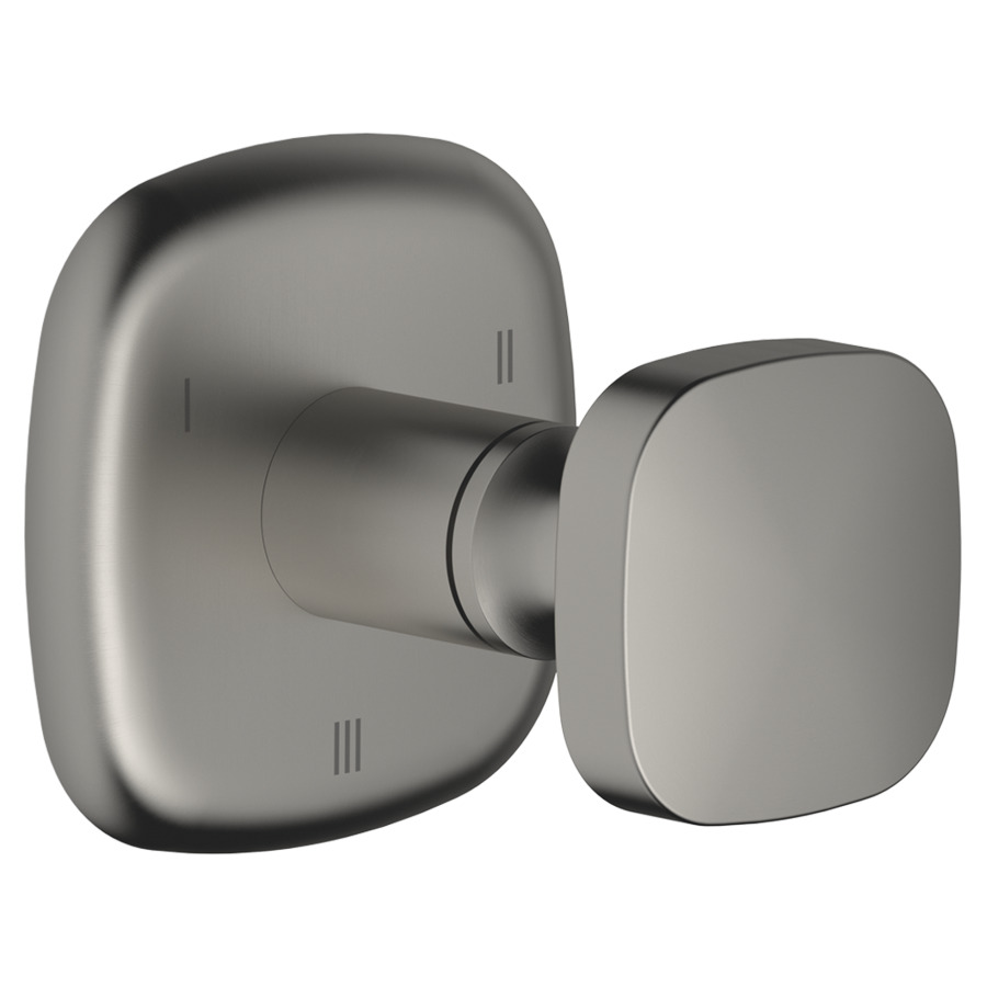 Soupape d'inversion COYA UP
inverseur à 3&nbsp;voies
rosace 60 x 60 mm
avec poignée carrée
sans corps à encastrer 751426
groupe acoustique&nbsp;II