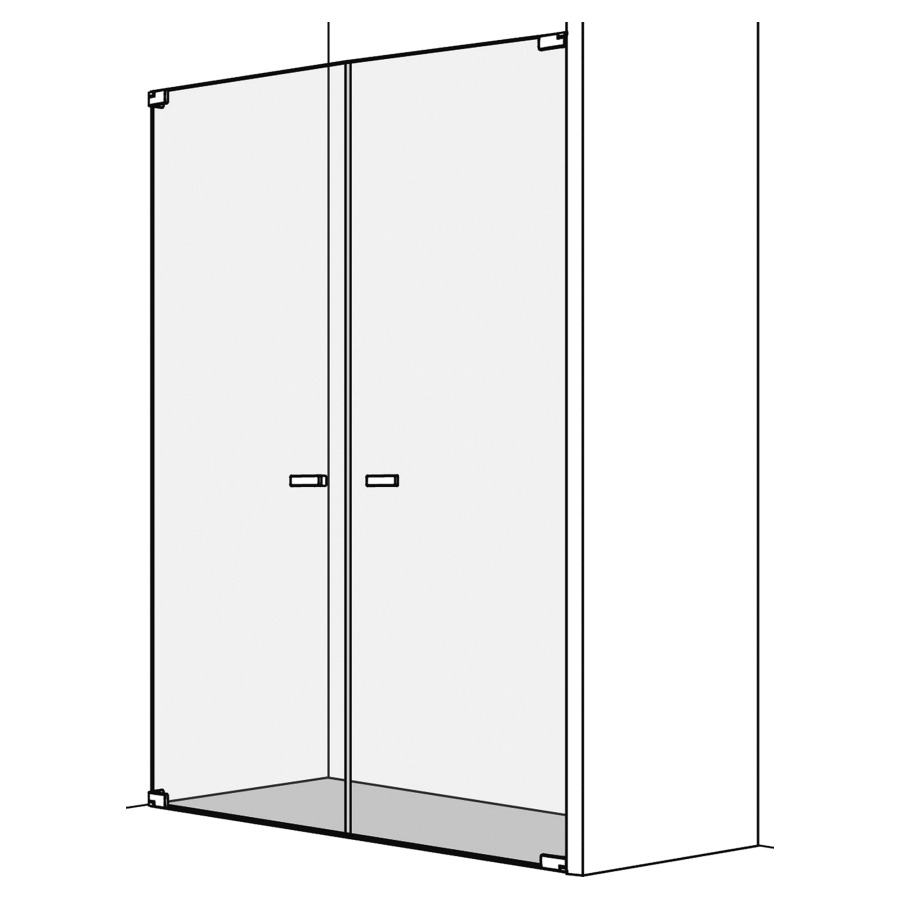 Pendeltür S808Plus Nische
140.1-180 cm, H 200 cm
rahmenlos, 2-teilig
GENAUE MASSE NACH AUSMASS