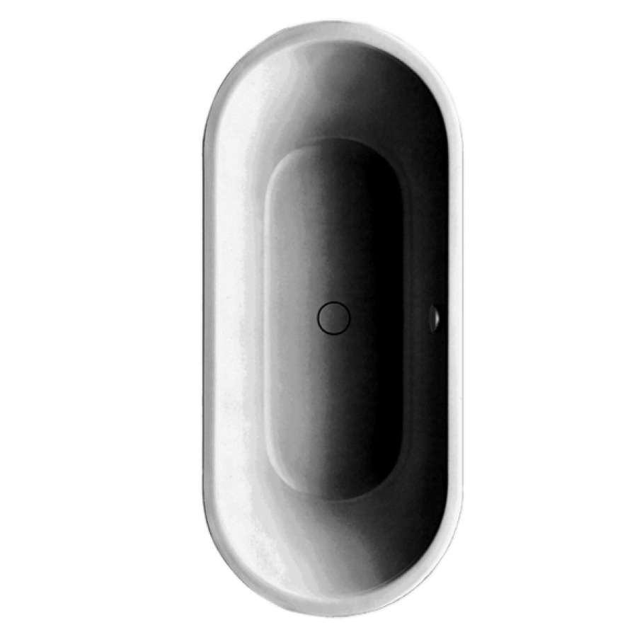 Baignoire CENTRO DUO OVAL
180 x 80 x 47 cm, acier
isolation phonique