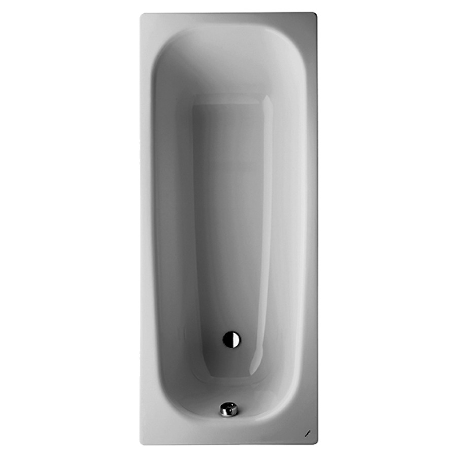 Badewanne MODERNA PLUS
170 x 39.5 x 70 cm
Stahl, Schallisolierung, Einbaumodell
Ablauf am Fussende, Nutzinhalt 107 L