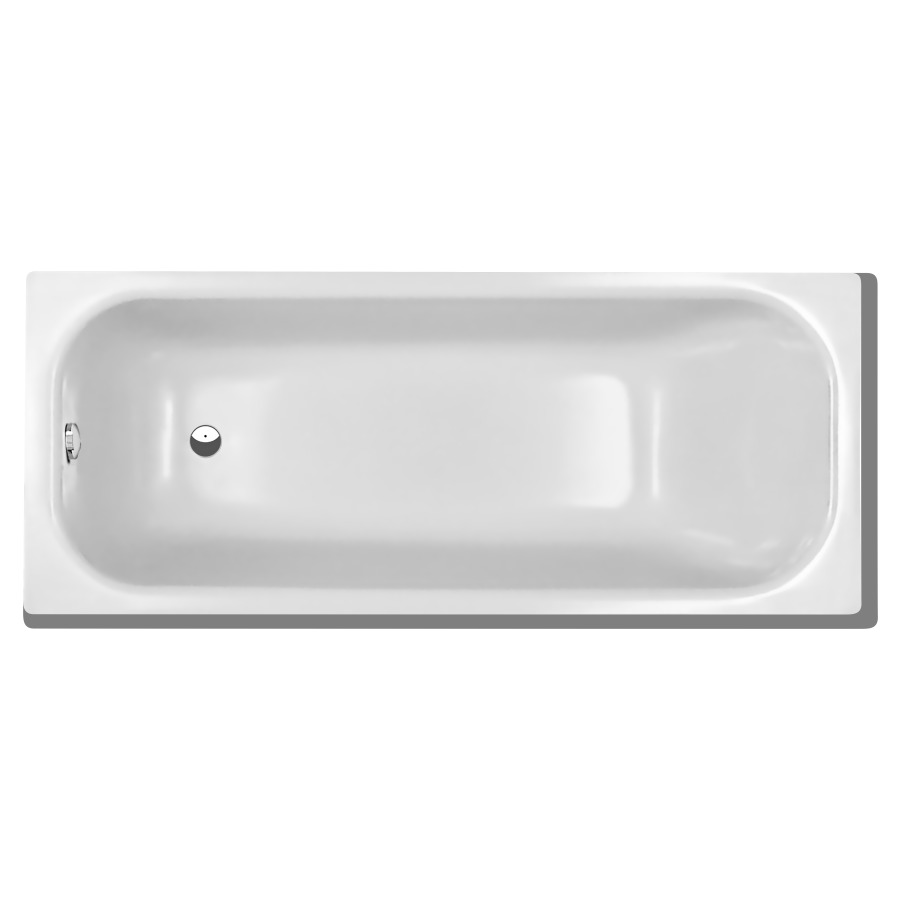 Baignoire NORM CLASSIC
168 x 45 x 70 cm
Acier, isolation phonique
écoulement côté pieds, volume utile 155 L
Z0110 rebords à l’avant et à droite