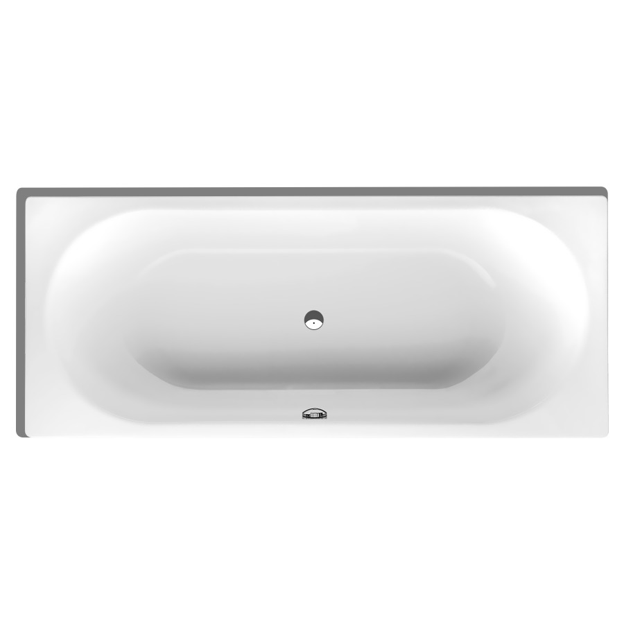 Baignoire DUETT
180 x 42 x 80 cm
Acier, isolation phonique
écoulement au milieu, volume utile 164 L
Z1001 rebords à l’arrière et à gauche