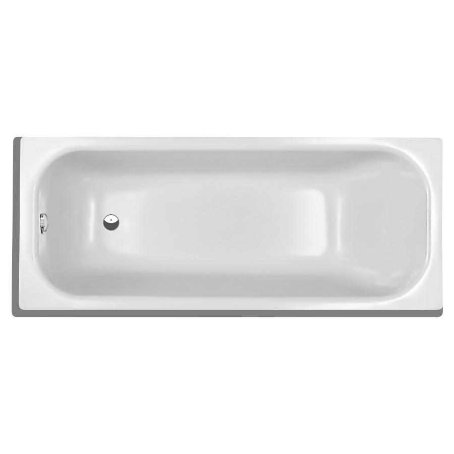 Badewanne NORM CLASSIC
170 x 45 x 75 cm
Stahl, Schallisolierung
Ablauf am Fussende, Nutzinhalt 165 L
Z0011 Zargen vorne und links