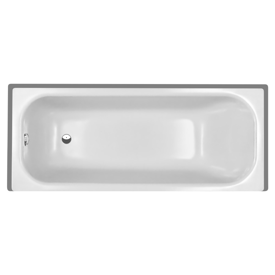 Badewanne NORM CLASSIC
180 x 45 x 70 cm
Stahl, Schallisolierung
Ablauf am Fussende, Nutzinhalt 165 L
Z1101 Zargen hinten, links und rechts