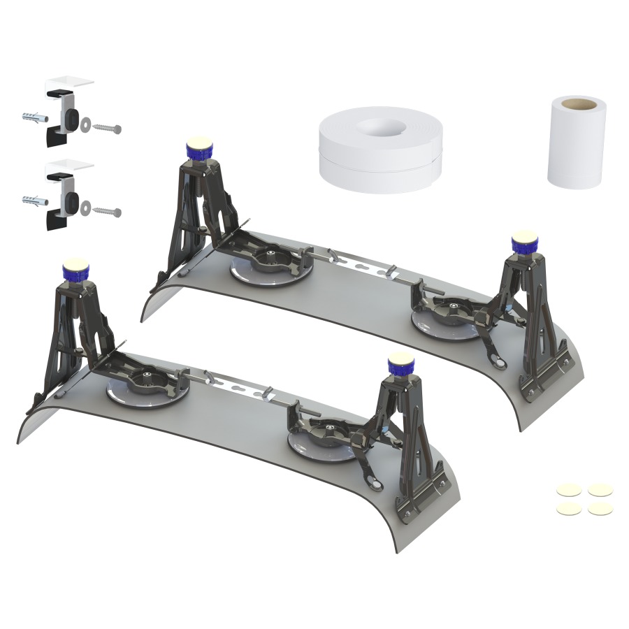 Pieds-support set d'isolation phonique BWS-Plus