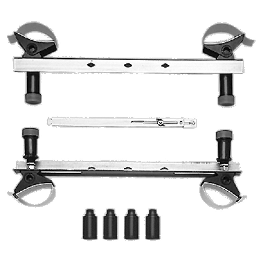 Pied-support WS-Uni
H 18-26,5 cm réglable
pour baignoires en acier
jusqu'à 180 x 80 cm