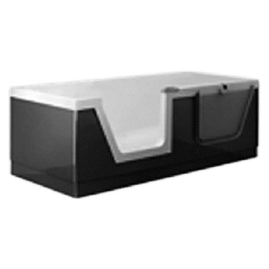 Baignoire STEP-IN PURE
170 x 45.5 x 75 cm
Acrylique, modèle à encastrer
écoulement au milieu, volume utile 190 L
avec garniture d’écoulement et de trop-plein
porte intégrée amovible à gauche
avec bâti-support de baignoire prémonté