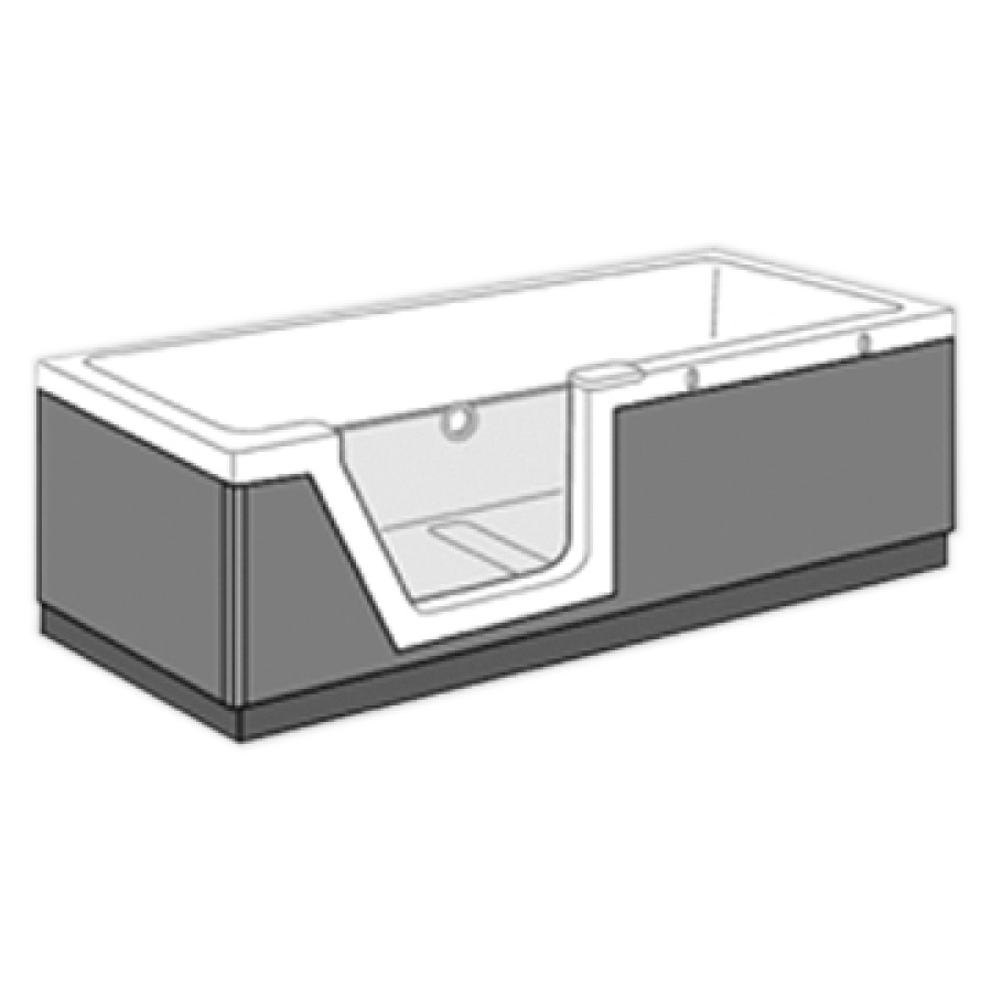 Tablier PANELLE
pour STEP-IN 121 376
matière synthétique, frontal
et dos, porte à gauche
