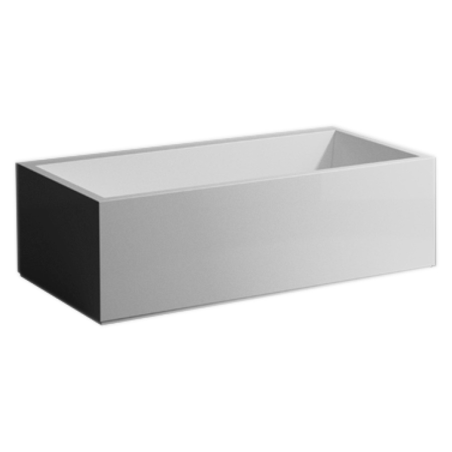 Baignoire KARTELL LAUFEN
170 x 44 x 86 cm
Fonte minérale, modéle d'angle à droite
avec tablier L à gauche
écoulement au milieu, volume utile 250 L
avec commande tactile pour
rainure de trop-plein illuminée
avec garniture d’écoulement et de trop-plein