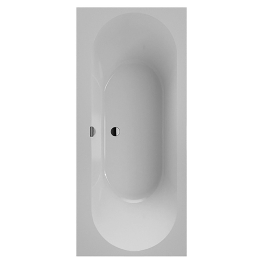 Baignoire OBERON 2.0
180 x 47 x 80 cm
Quaryl, modèle à encastrer
écoulement côté long
volume utile 190 L
avec garniture d’écoulement et de trop-plein
chromé et blanc