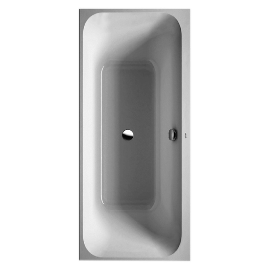 Baignoire HAPPY D.2
180 x 80 x 46 cm
matière synthétique
à encastrer
trop-plein devant au milieu
2 dossiers