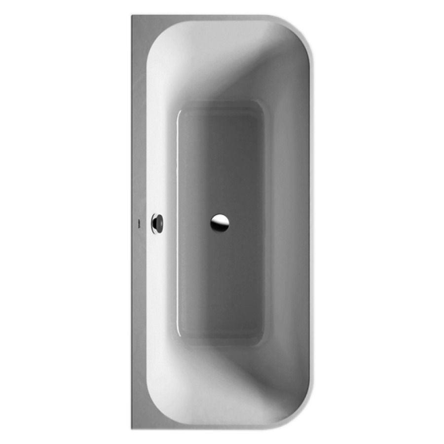 Baignoire HAPPY D.2
180 x 80 x 46 cm
matière synthétique
avec tablier C, pieds-support
trop-plein derrière au milieu
2 dossiers