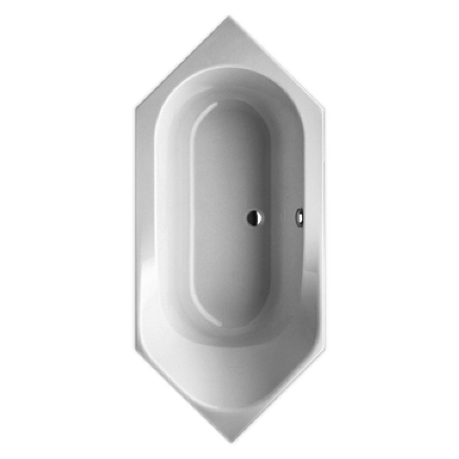 Baignoire SPECTRA
190 x 90 x 48 cm, hexagonale
matière synthétique
Laola II Combi, 6 buses
de massage, 17 buses d'air
ventilateur avec préchauffage
de l'air, désinfection
manuelle, touches sensitives
1 éclairage blanche LED
vidage, chevalet de montage
