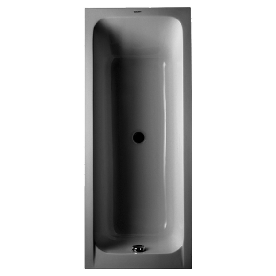 Baignoire D-CODE
170 x 70 x 42 cm, Whirlpool
système Jet-Project, matière
synthétique, modèle à
encastrer, 6 buses latérale
d'air et d'eau, écoulement
au milieu, vidage, chevalet
de montage