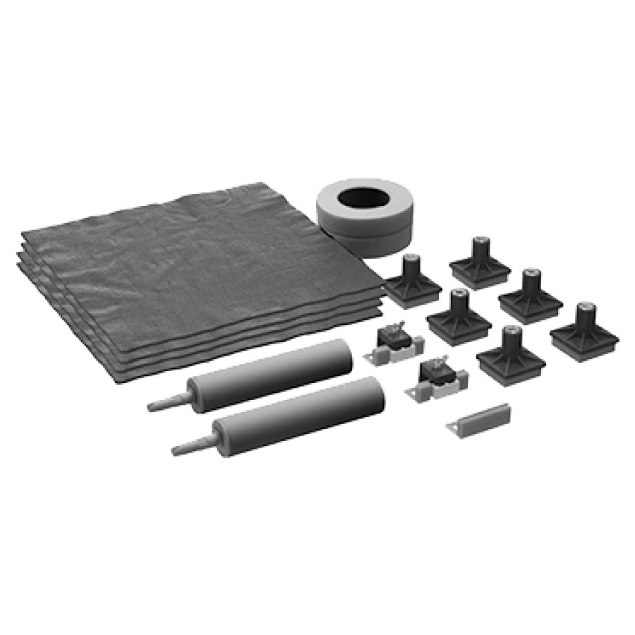 Set d'isolation DURAVIT
pour receveur de douche
en matière synthétique