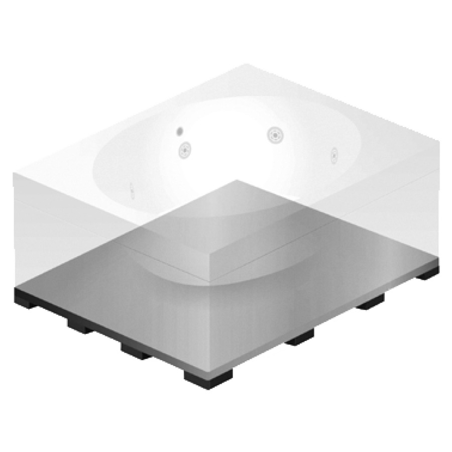Silent Board GABAG
jusqu'à 220 x 220 cm
pour baignoire de whirl à
l'intérieur et à l'extérieur
hauteur environ 46 mm, le
dessin technique DXF/DWG/PDF
fournir obligatoirement
l'article 127 717 doit
également être ordonné, les
articles 118 412 et 118 416
doit être inclus, le baignoire
doit être livré