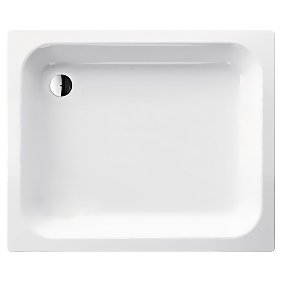 Receveur de douche SCHMIDLIN
90 x 75 x 15 cm, acier
écoulement côté long derrière
à gauche D 52 mm, isolation
phonique