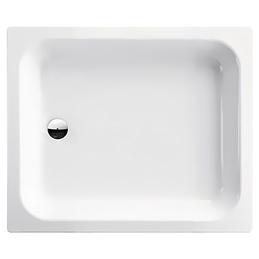 Receveur de douche SCHMIDLIN
100 x 80 x 15 cm, acier
écoulement côté étroit au
milieu D 52 mm, isolation
phonique