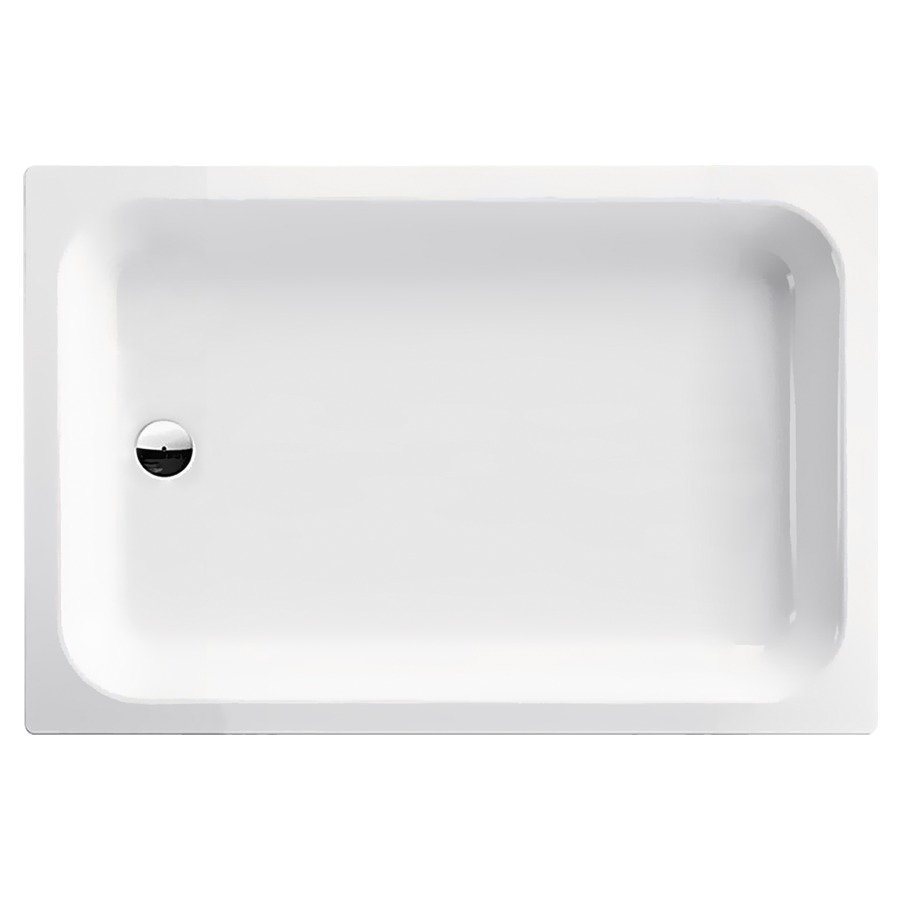 Receveur de douche SCHMIDLIN
120 x 80 x 15 cm, acier
écoulement côté étroit au
milieu D 52 mm, isolation
phonique