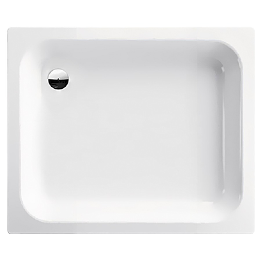 Receveur de douche SCHMIDLIN
80 x 70 x 15 cm, acier
écoulement côté long derrière
à gauche D 52 mm, isolation
phonique