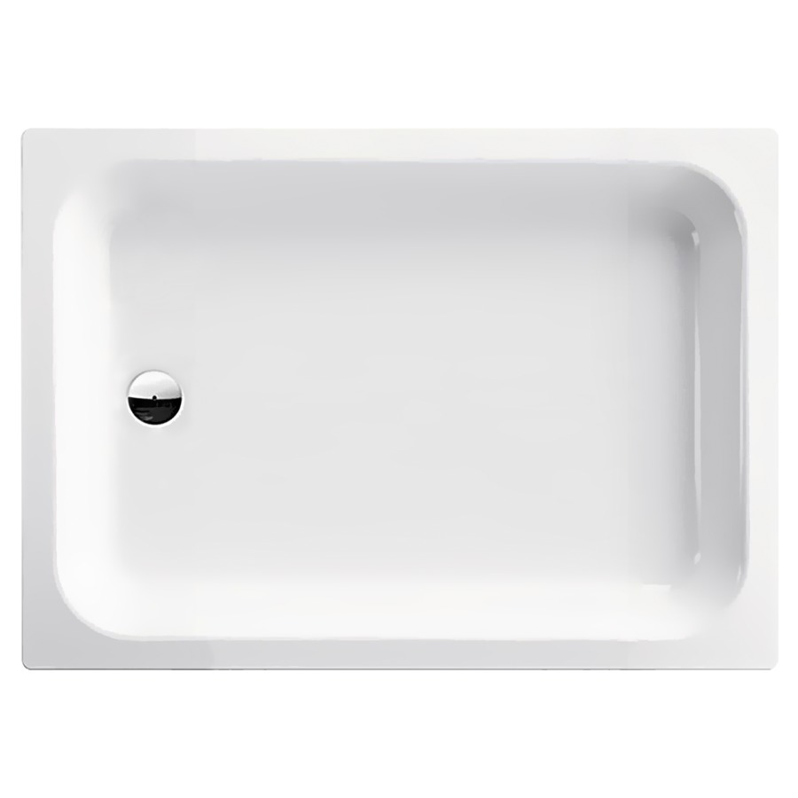 Receveur de douche SCHMIDLIN
100 x 70 x 15 cm, acier
écoulement côté étroit au
milieu D 52 mm, isolation
phonique