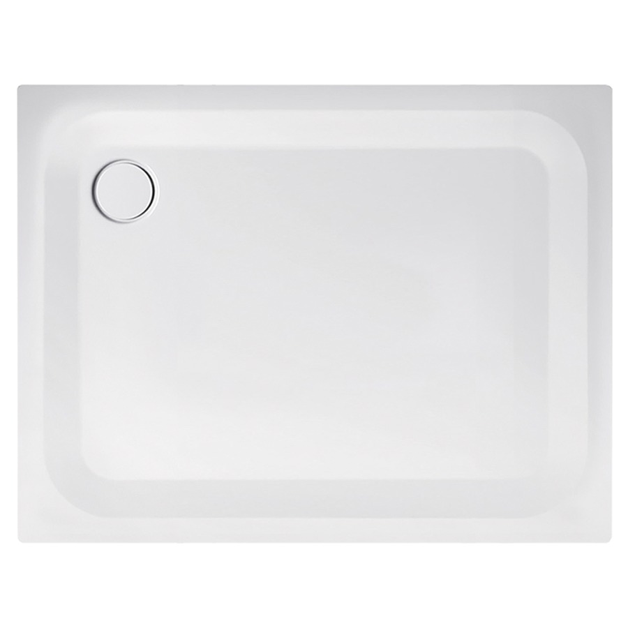 Receveur de douche SCHMIDLIN
95 x 70 x 2,5 cm, acier
écoulement côté long derrière
à gauche D 90 mm, isolation
phonique