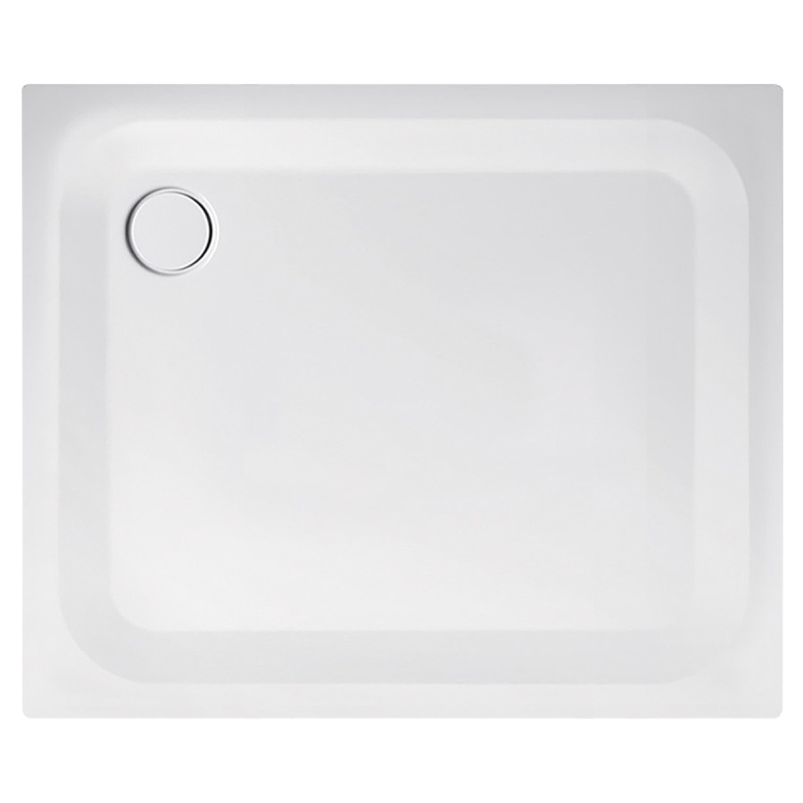 Receveur de douche SCHMIDLIN
95 x 75 x 2,5 cm, acier
écoulement côté long derrière
à gauche D 90 mm, isolation
phonique