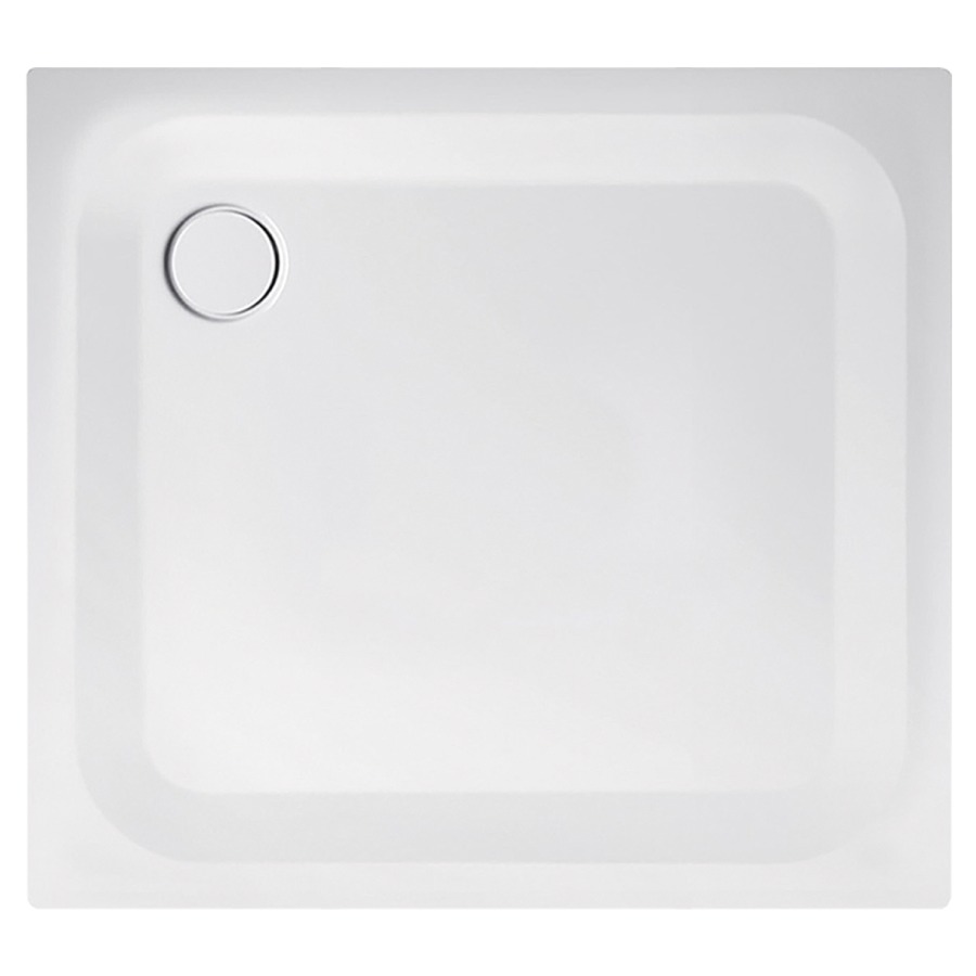 Receveur de douche SCHMIDLIN
95 x 85 x 2,5 cm, acier
écoulement côté long derrière
à gauche D 90 mm, isolation
phonique