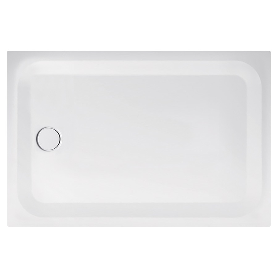 Receveur de douche SCHMIDLIN
105 x 70 x 2,5 cm, acier
écoulement côté étroit au
milieu D 90 mm, isolation
phonique