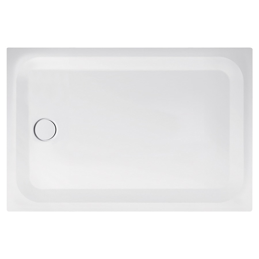Receveur de douche SCHMIDLIN
120 x 80 x 3,5 cm, acier
écoulement côté étroit au
milieu D 90 mm, isolation
phonique