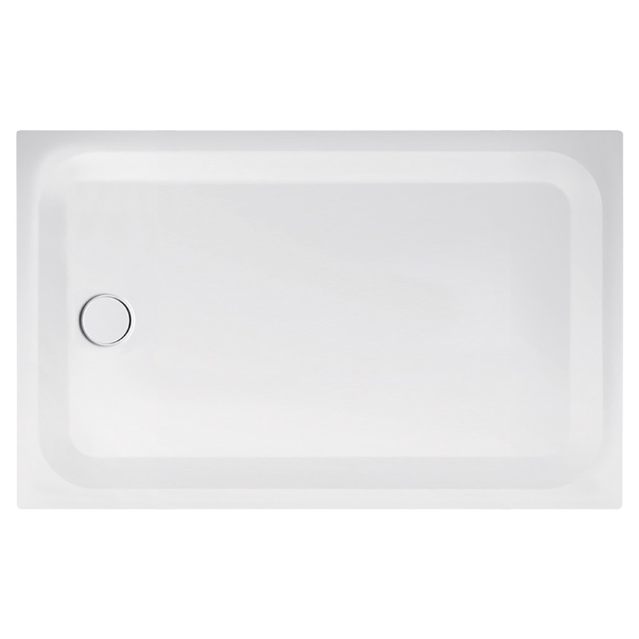Receveur de douche SCHMIDLIN
115 x 70 x 3,5 cm, acier
écoulement côté étroit au
milieu D 90 mm, isolation
phonique