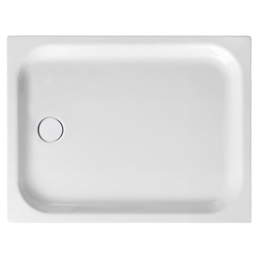 Receveur de douche SCHMIDLIN
100 x 75 x 6,5 cm, acier
écoulement côté étroit au
milieu D 90 mm, isolation
phonique