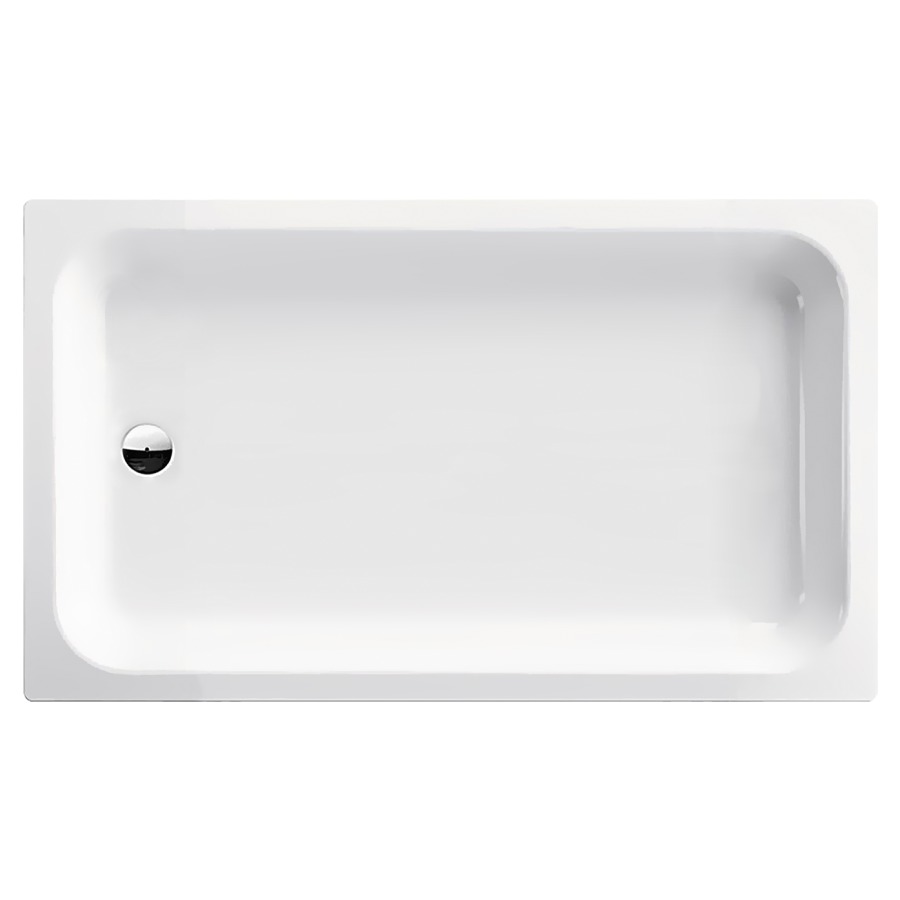 Receveur de douche SCHMIDLIN
120 x 70 x 15 cm, acier
écoulement côté étroit au
milieu D 52 mm, isolation
phonique