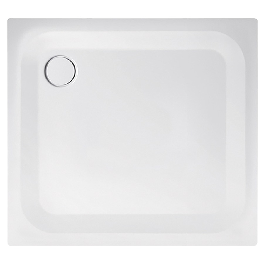 Receveur de douche SCHMIDLIN
90 x 80 x 2,5 cm, acier
écoulement côté long derrière
à gauche D 90 mm, isolation
phonique