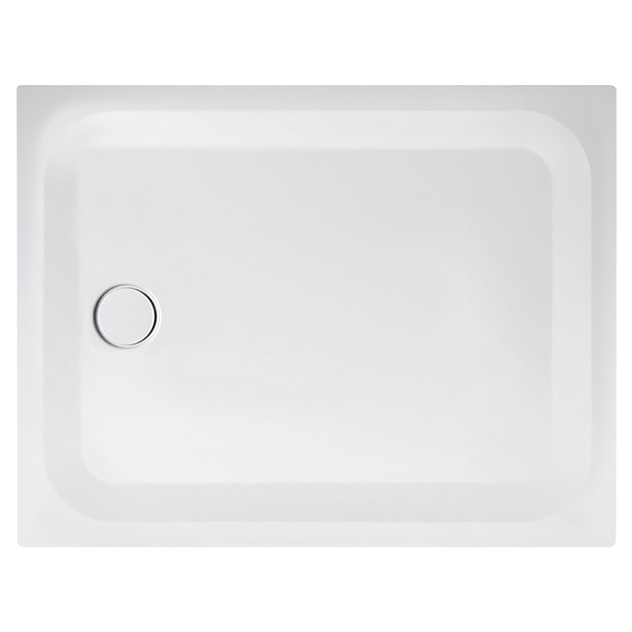 Receveur de douche SCHMIDLIN
100 x 75 x 2,5 cm, acier
écoulement côté étroit au
milieu D 90 mm, isolation
phonique
